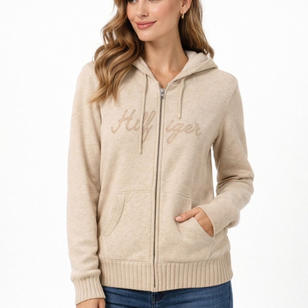 Tommy‎ Hilfiger Full-Zip Hoodie Beige